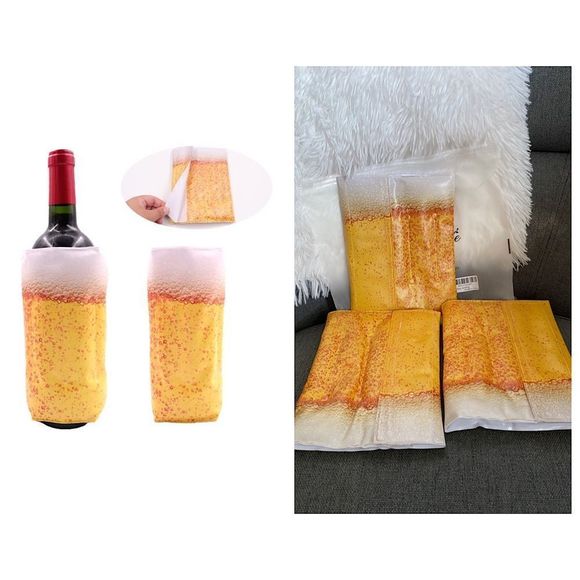 Kitchen Rapid Ice Wine Cooler Gel Wine Bottle Chill Cooler Ice Pack